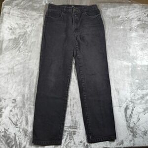 Vintage Marithe Francois Girbaud Jeans Mens 30x30 Black Straight Leg Denim Pants